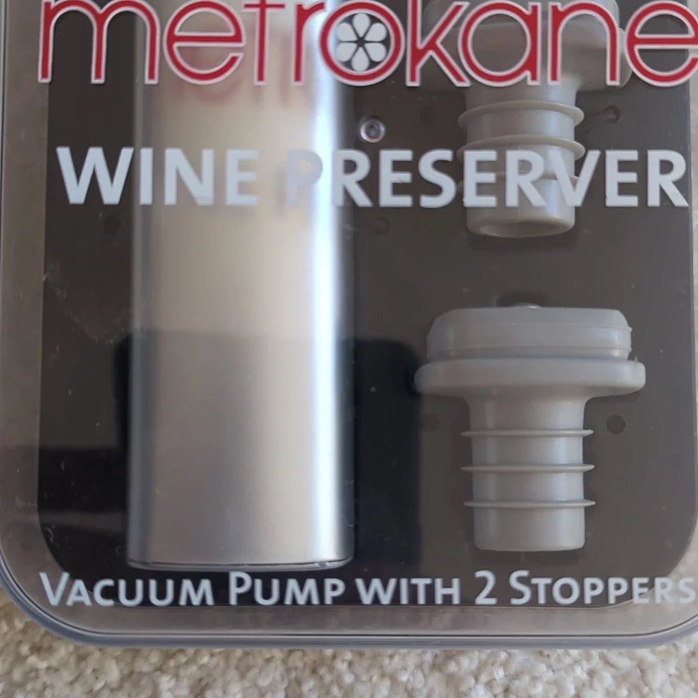 3 for $30. Wine preserver. Vacuum pump with 2 stoppers